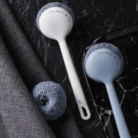 Wholesale Cleaning Ball Set Cleaning Brush Good-looking Practical Polyester Ball PP Handle Brush